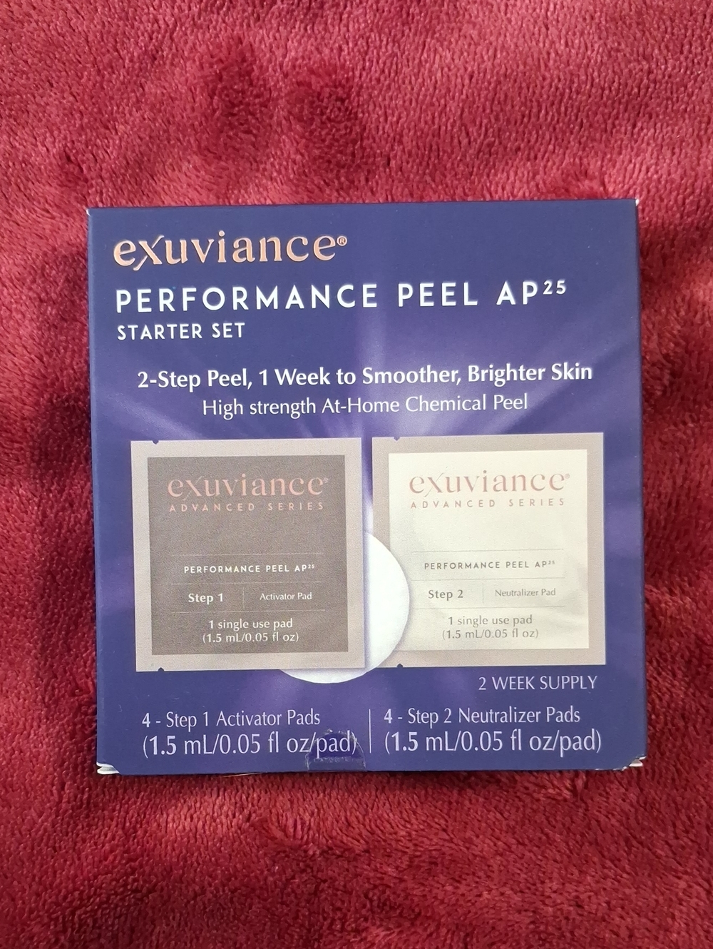 Exuviance Performance Peel AP25 Starter Set — Purple 2-Step At-Home Peel